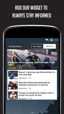 Sportfusion - NHL News Edition android App screenshot 0