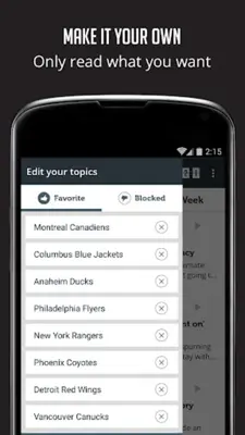 Sportfusion - NHL News Edition android App screenshot 4