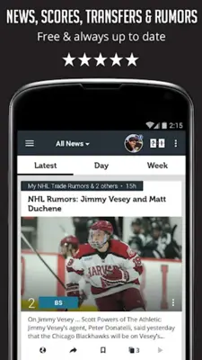 Sportfusion - NHL News Edition android App screenshot 5